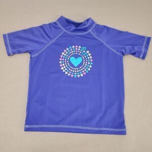 Kanu Surf Girls Sun Protective Rashguard Swim Shirt Jade Purple